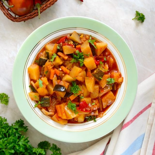 Veg Tikka Masala (V, GF).