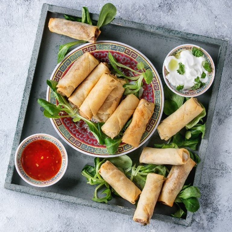Crispy Spring Rolls: A Flavorful Start