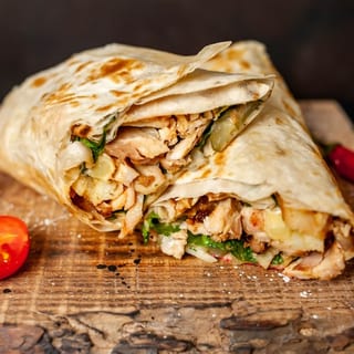 Chicken Naan Wrap